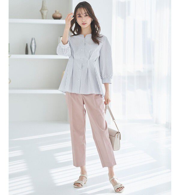 ANY SIS「【接触冷感・UVカット・撥水】クールタッチテーパード パンツ」|その他|