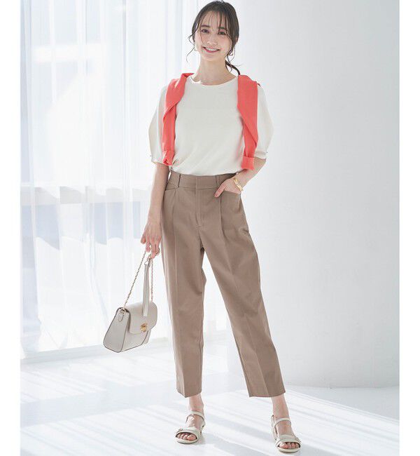 ANY SIS「【接触冷感・UVカット・撥水】クールタッチテーパード パンツ」|その他|