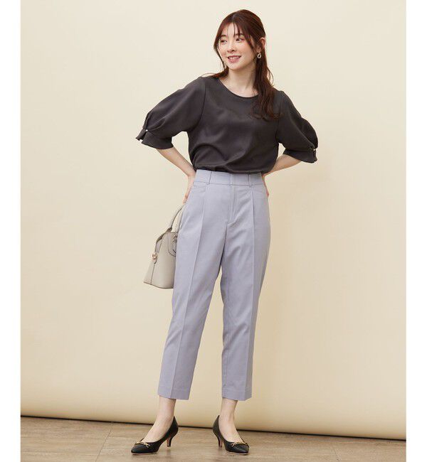 ANY SIS「【接触冷感・UVカット・撥水】クールタッチテーパード パンツ」|その他|