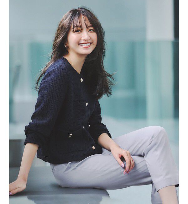 ANY SIS「【接触冷感・UVカット・撥水】クールタッチテーパード パンツ」|その他|