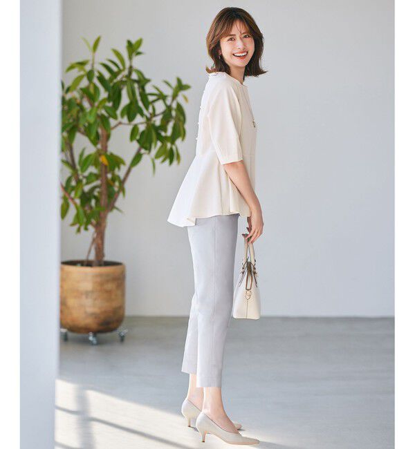 ANY SIS「【接触冷感・UVカット・撥水】クールタッチテーパード パンツ」|その他|