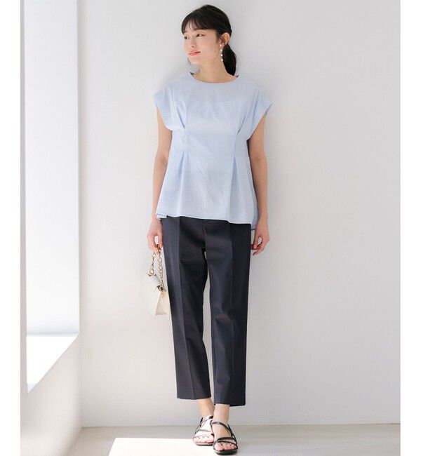 ANY SIS「【接触冷感・UVカット・撥水】クールタッチテーパード パンツ」|その他|