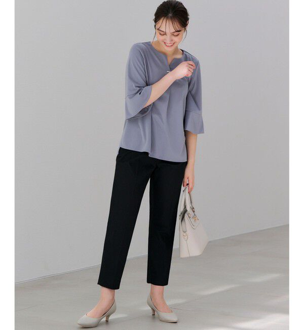 ANY SIS「【接触冷感・UVカット・撥水】クールタッチテーパード パンツ」|その他|