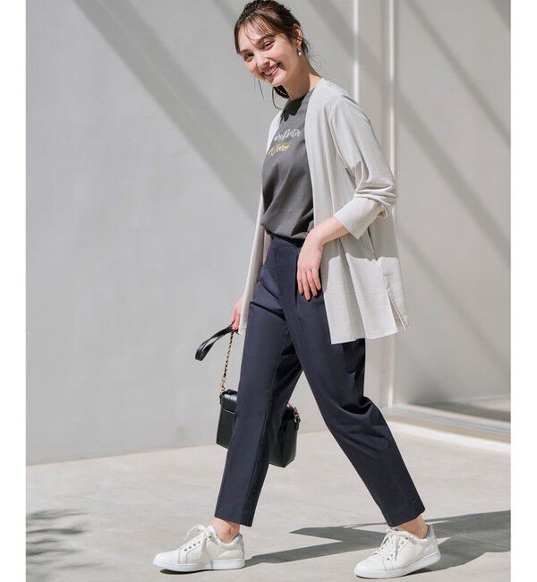 ANY SIS「【接触冷感・UVカット・撥水】クールタッチテーパード パンツ」|その他|