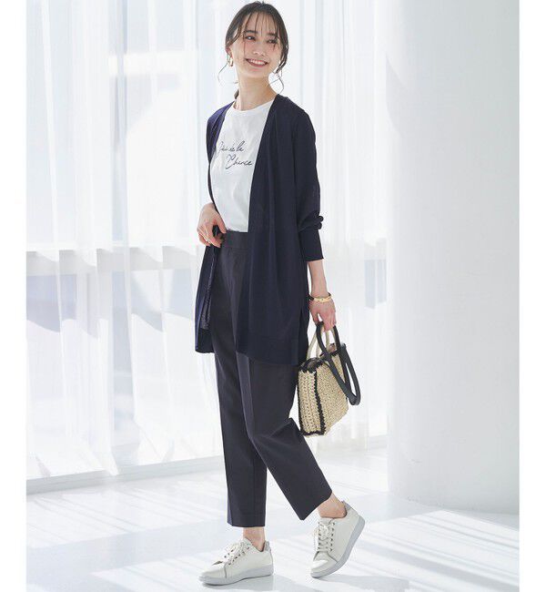 ANY SIS「【接触冷感・UVカット・撥水】クールタッチテーパード パンツ」|その他|