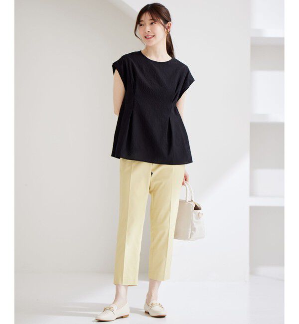 ANY SIS「【接触冷感・UVカット・撥水】クールタッチテーパード パンツ」|その他|