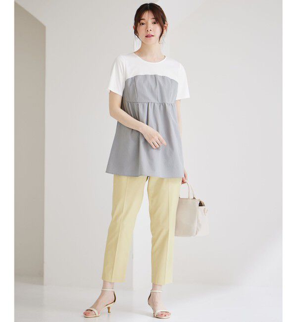 ANY SIS「【接触冷感・UVカット・撥水】クールタッチテーパード パンツ」|その他|