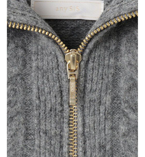 ANY SIS「【2WAY】ケーブルベストSETニット ワンピース」|ワンピース|