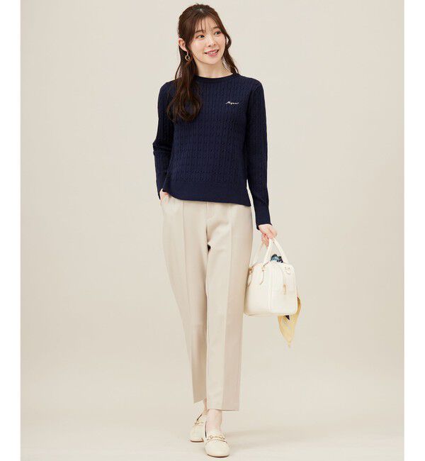 ANY SIS「【洗える】褒めらレディテーパード パンツ」|その他|