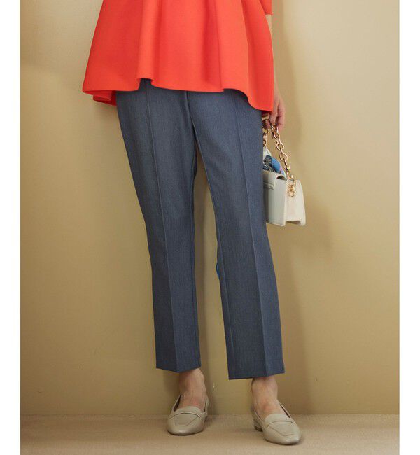 ANY SIS「【洗える】褒めらレディテーパード パンツ」|その他|シャンブレー