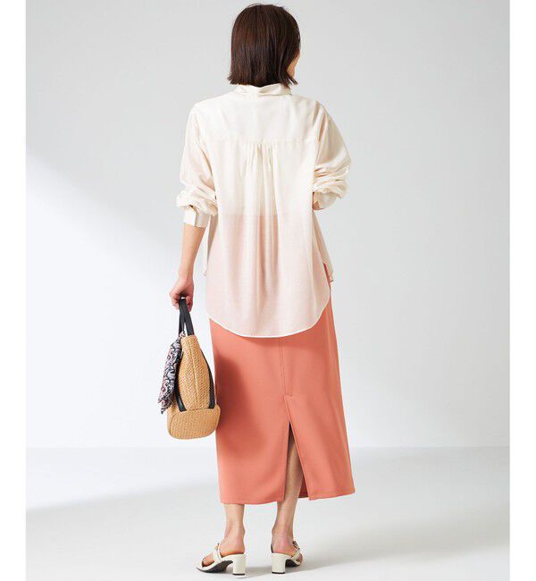 ANY SIS「【洗える】リネンライクシアーローン ブラウス」|シャツ・ブラウス|