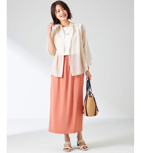 ANY SIS「【洗える】リネンライクシアーローン ブラウス」|シャツ・ブラウス|