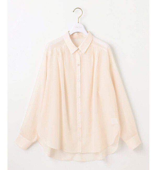 ANY SIS「【洗える】リネンライクシアーローン ブラウス」|シャツ・ブラウス|