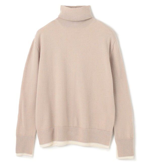 BEIGE,「【洗える】POMPE / ウールカシミヤタートルネックニット」|ニット・セーター|