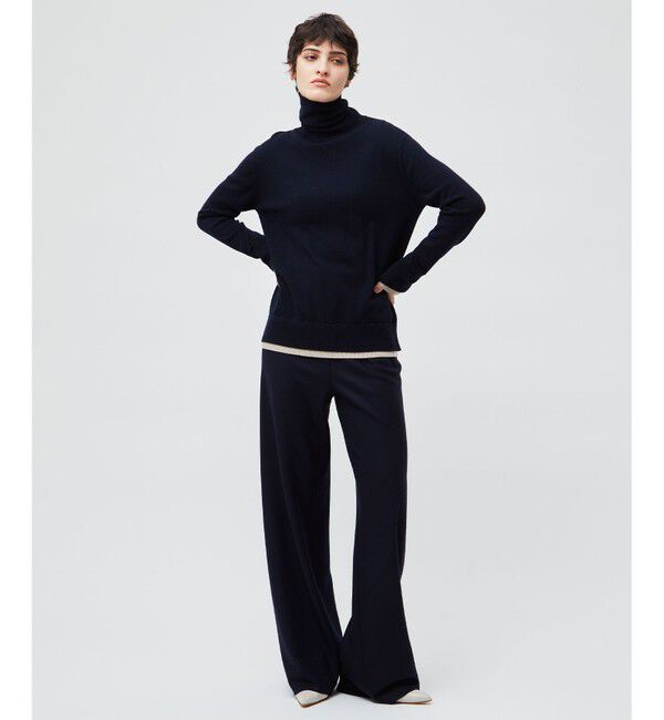 BEIGE,「【洗える】POMPE / ウールカシミヤタートルネックニット」|ニット・セーター|