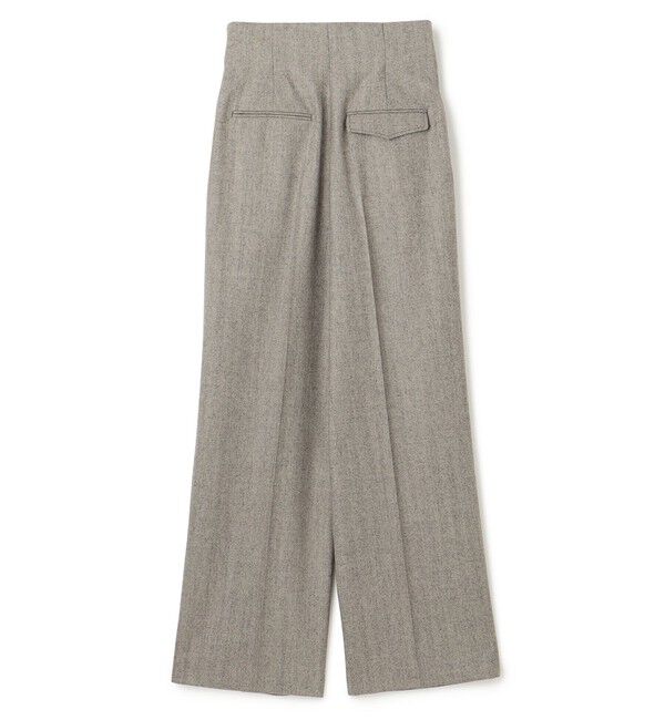 BEIGE,「NATION / ウールヘリンボーンタックワイドパンツ」|その他|