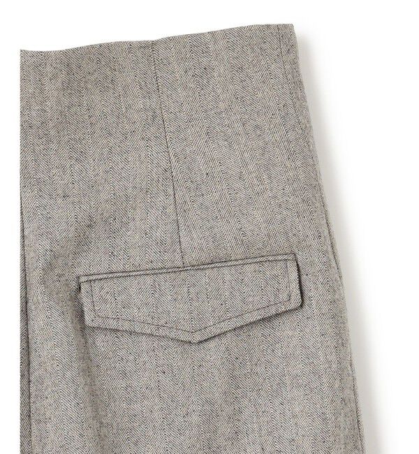 BEIGE,「NATION / ウールヘリンボーンタックワイドパンツ」|その他|