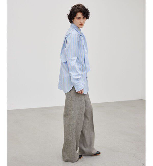 BEIGE,「【洗える】CROIX / コットンボウタイブラウス」|シャツ・ブラウス|