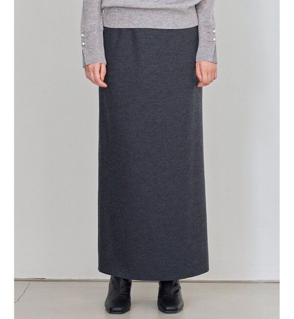 BEIGE,「MONTAIGNE / ウールロングスカート」|スカート|C.Gray