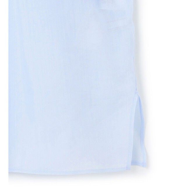 BEIGE,「【洗える】PAULINE / タックギャザーリネンボリュームブラウス」|シャツ・ブラウス|