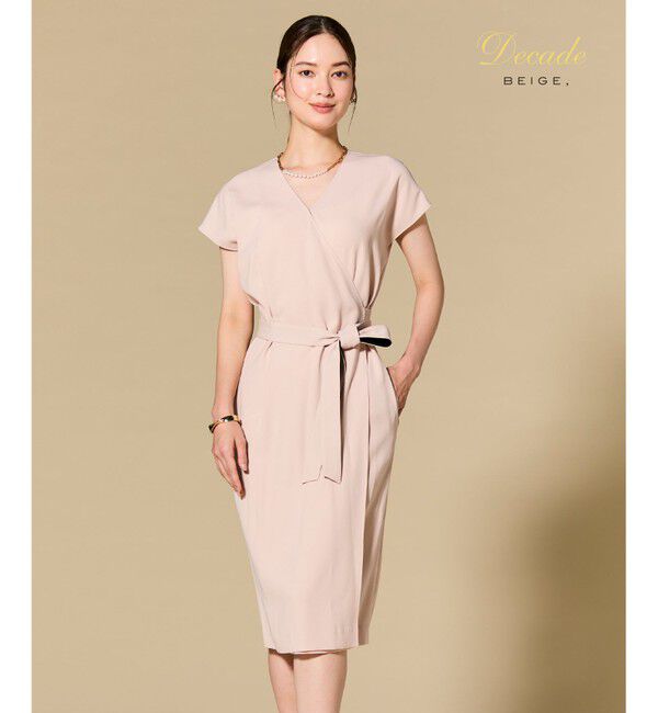 BEIGE,「【セットアップ対応】CINDY / ラップドレス」|ワンピース|Nude