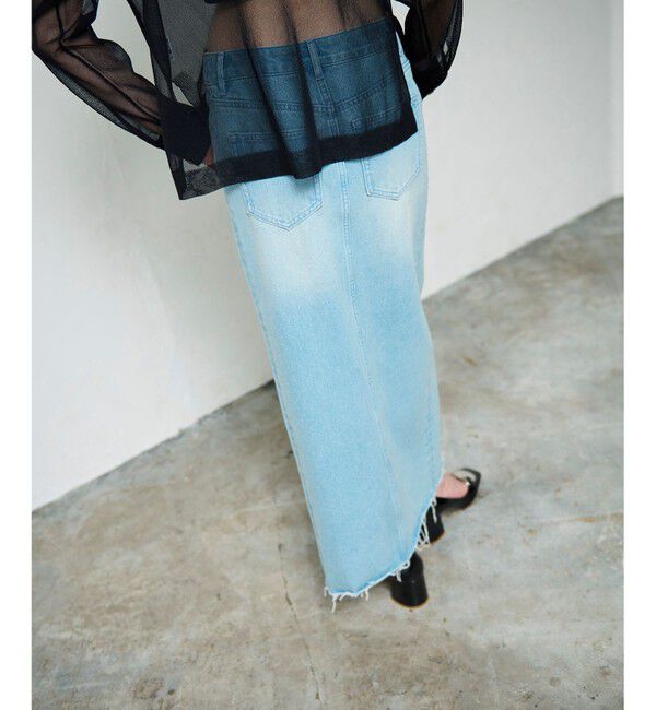 Grace Class「デニムタイトロングスカート」|スカート|