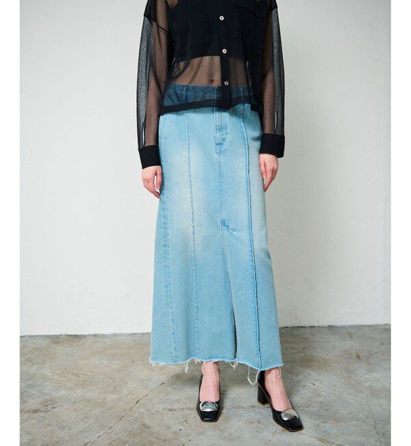 Grace Class「デニムタイトロングスカート」|スカート|