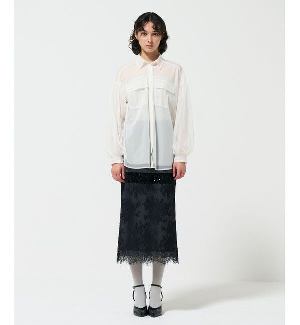 Diagram「チュールレイヤードシャツ」|シャツ・ブラウス|