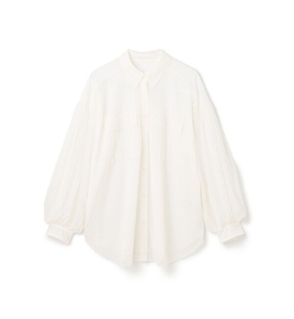 Diagram「チュールレイヤードシャツ」|シャツ・ブラウス|