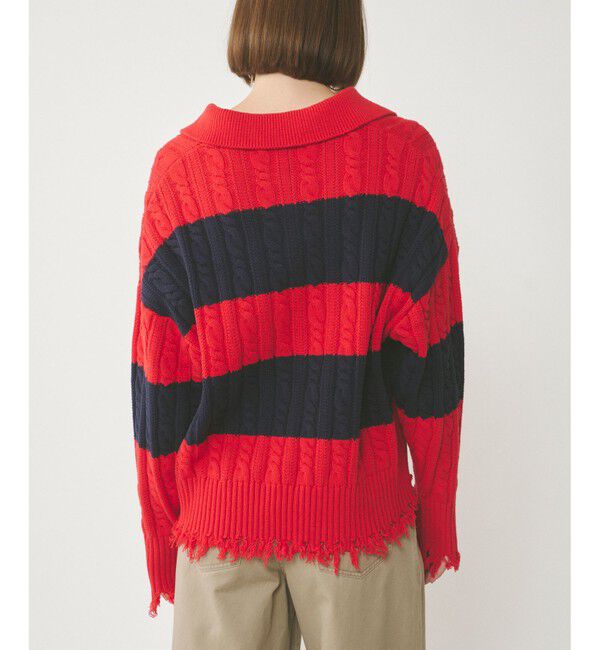 Diagram「アランポロニットトップ」|ニット・セーター|