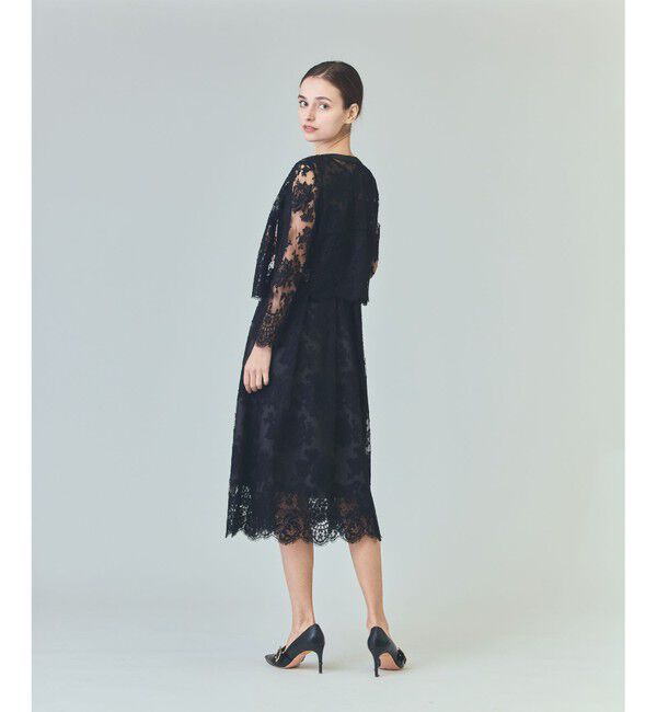  「リバーレースジャケット」|ノーカラージャケット|