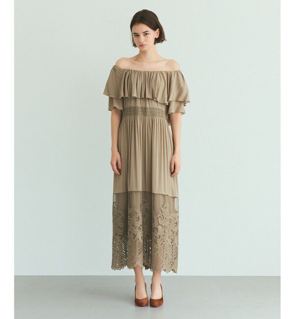 Grace Class「ラッフルレース切替マキシ」|ワンピース|