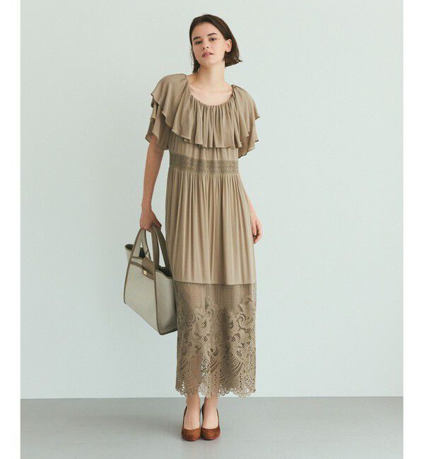 Grace Class「ラッフルレース切替マキシ」|ワンピース|