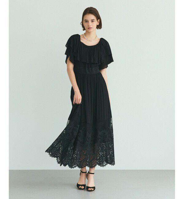 Grace Class「ラッフルレース切替マキシ」|ワンピース|
