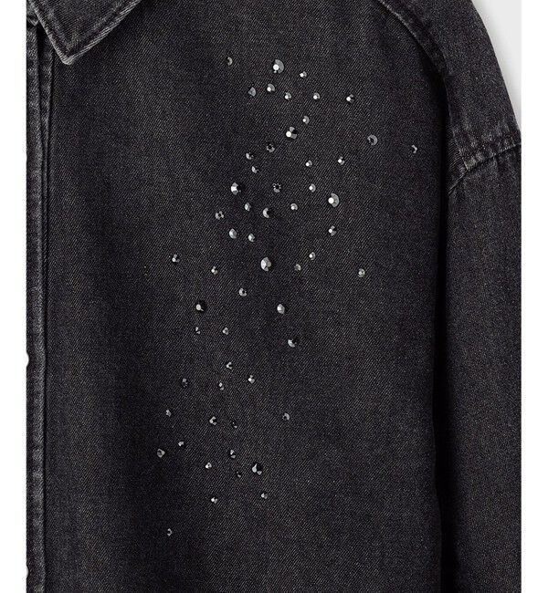 GRACE CONTINENTAL「ビジューデニムシャツ」|シャツ・ブラウス|