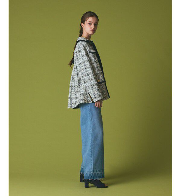 Grace Class「トリミングツイードショートコート」|その他|