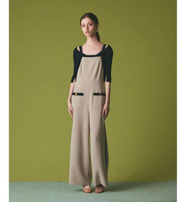 Grace Class「トリアセバイカラーサロペット」|オールインワン|