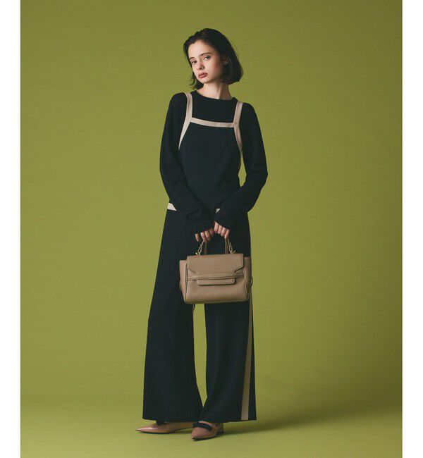 Grace Class「トリアセバイカラーサロペット」|オールインワン|