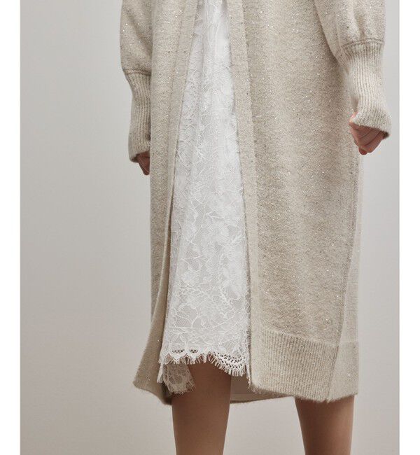 GRACE CONTINENTAL「スパンコールニットワンピース」|ワンピース|