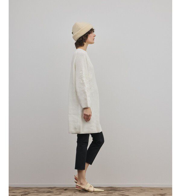 GRACE CONTINENTAL「エンブロイダリーニットワンピース」|ワンピース|