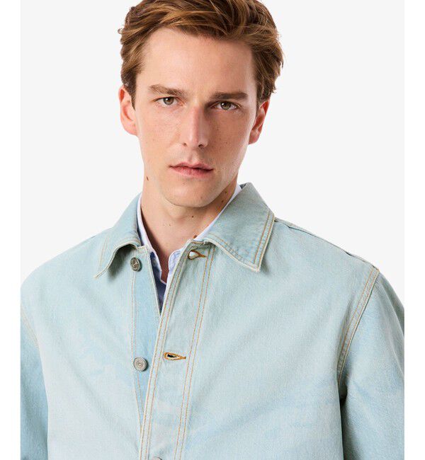 LACOSTE「シャンタコランドスケーププリントデニムオーバーシャツ」|シャツ・ブラウス|