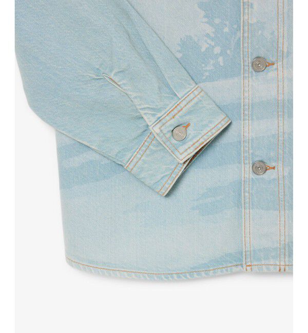 LACOSTE「シャンタコランドスケーププリントデニムオーバーシャツ」|シャツ・ブラウス|