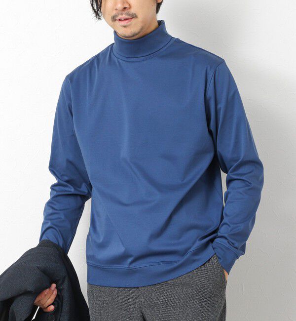 NOLLEY'S goodman「《ビジカジ対応》シルケットスムースドレスL/S TN Tシャツ 25AW」|Tシャツ・カットソー|ブルー