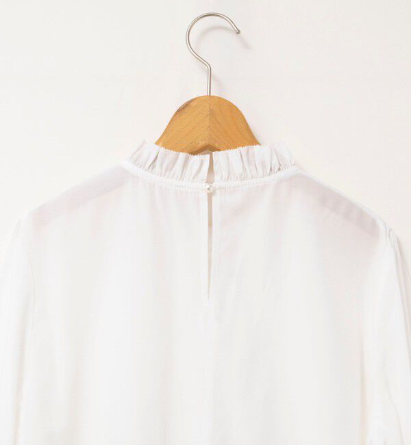 NOLLEY'S「ウォッシャブル襟フリルプルオーバーブラウス」|シャツ・ブラウス|