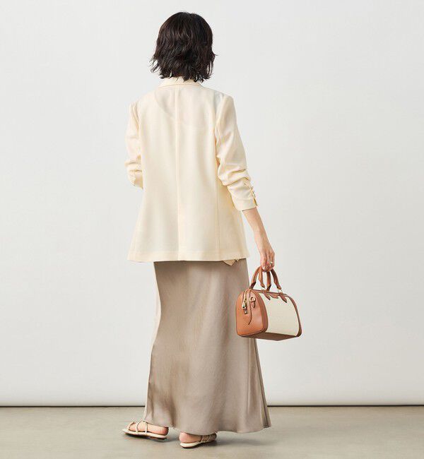 NOLLEY'S sophi「《セットアップ対応》ウォッシャブルスラブオックスダブルジャケット」|テーラードジャケット|