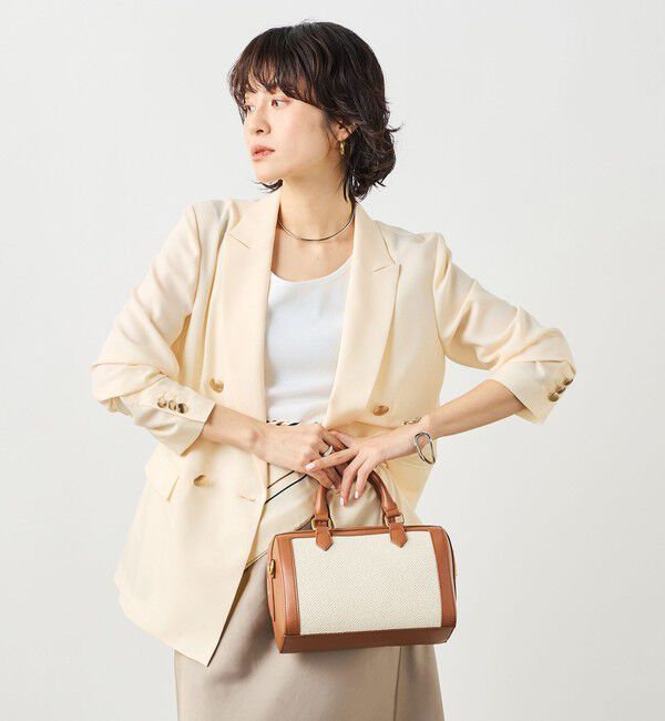 NOLLEY'S sophi「《セットアップ対応》ウォッシャブルスラブオックスダブルジャケット」|テーラードジャケット|