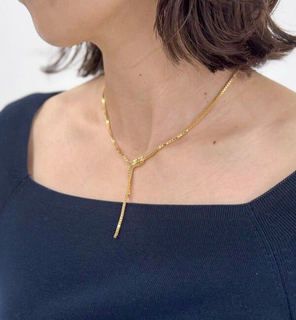 grace grace「【grace grace/グラスグラス】ドリップBOXネックレス」|ネックレス|