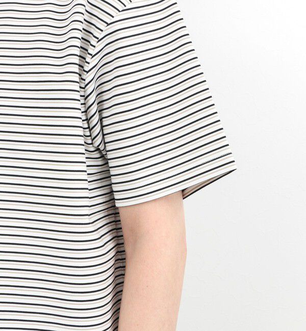 NOLLEY'S goodman「シルケットボーダーTシャツ / クルーネック / 26SS」|Tシャツ・カットソー|