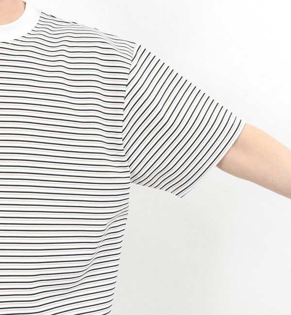 NOLLEY'S goodman「シルケットボーダーTシャツ / クルーネック / 26SS」|Tシャツ・カットソー|