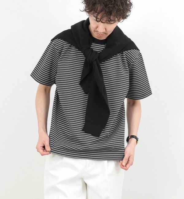 NOLLEY'S goodman「シルケットボーダーTシャツ / クルーネック / 26SS」|Tシャツ・カットソー|